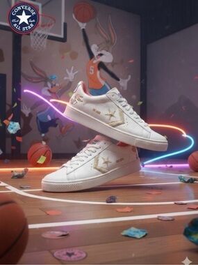 Converse x Space Jam Leather Lola Unisex Shoes M 7.5 W 9